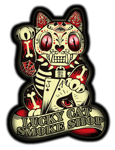 Lucky Cat Smoke Shop logo
