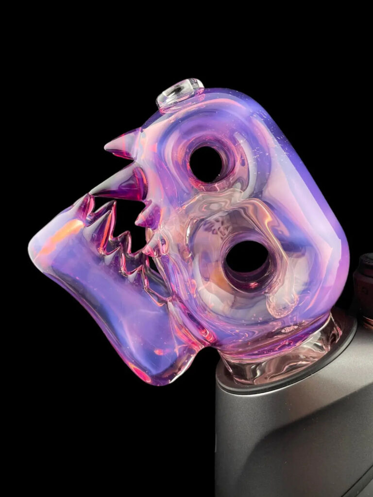 Enuff Glass "Royal Jelly Dino Head Puffco Attachment"